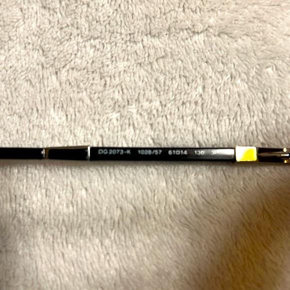 Dolce&Gabbana. Gold Edition Sunglasses. 18 carat gold plated metal. Silver. NWOT - Picture 7 of 8